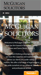 Mobile Screenshot of mcguigansolicitors.com